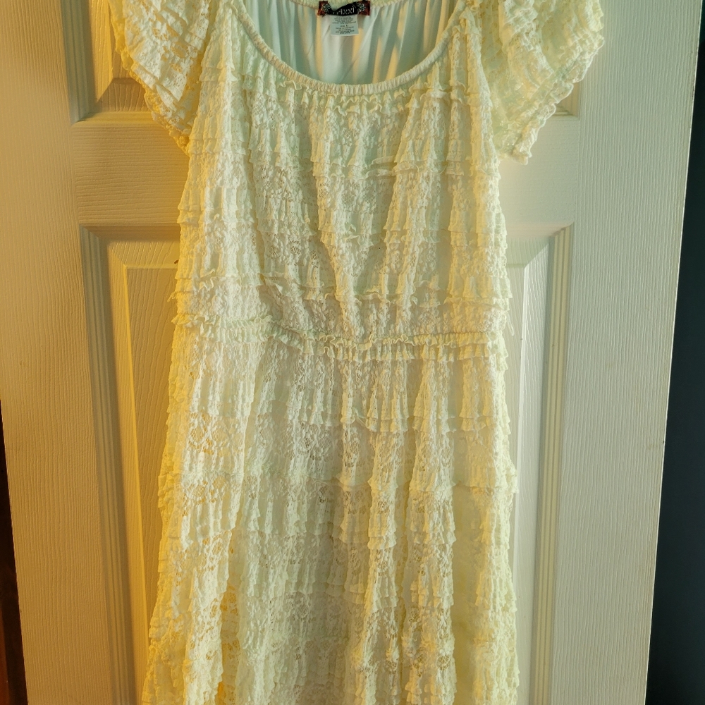 Cream colored dress